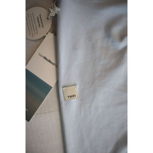 Vuori VW4130 Women's Sz XS Light Mist Blue AllTheForm Performance 7/8 Leggings - Picture 9 of 12